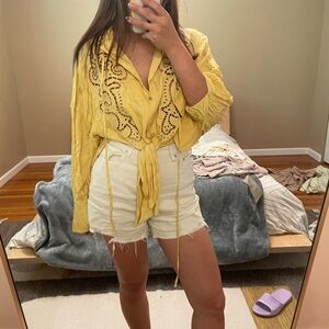 & Other Stories blouse, Yellow